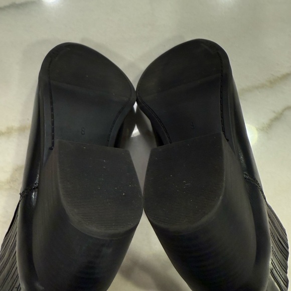 Old Navy Ankle Boots Size 8 Black Faux Leather - Picture 15 of 15